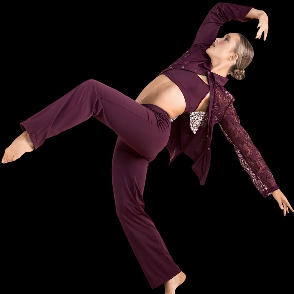 Revolution 3pc Deep Purple Dance Costume